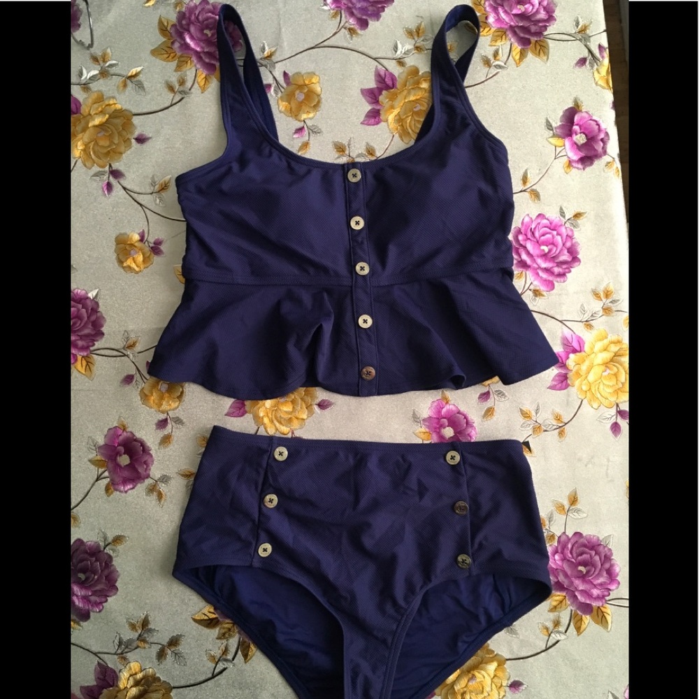Betsy Johnson Blue Swimsuit